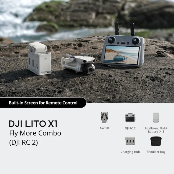 DJI Lito X1 Fly More Combo (36 Minutes) (RC2)