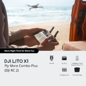 DJI Lito X1 Fly More Combo Plus (52 Minutes) (RC2)